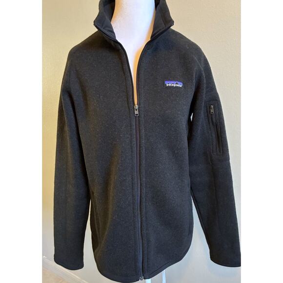 Patagonia Jackets & Blazers - Patagonia Jacket Fleece Women's Med Full Zip Neck Sweater Gorpcore Charcoal Grey